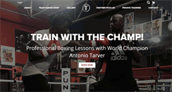 Desktop Screenshot of officialantoniotarver.com