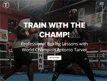 Tablet Screenshot of officialantoniotarver.com